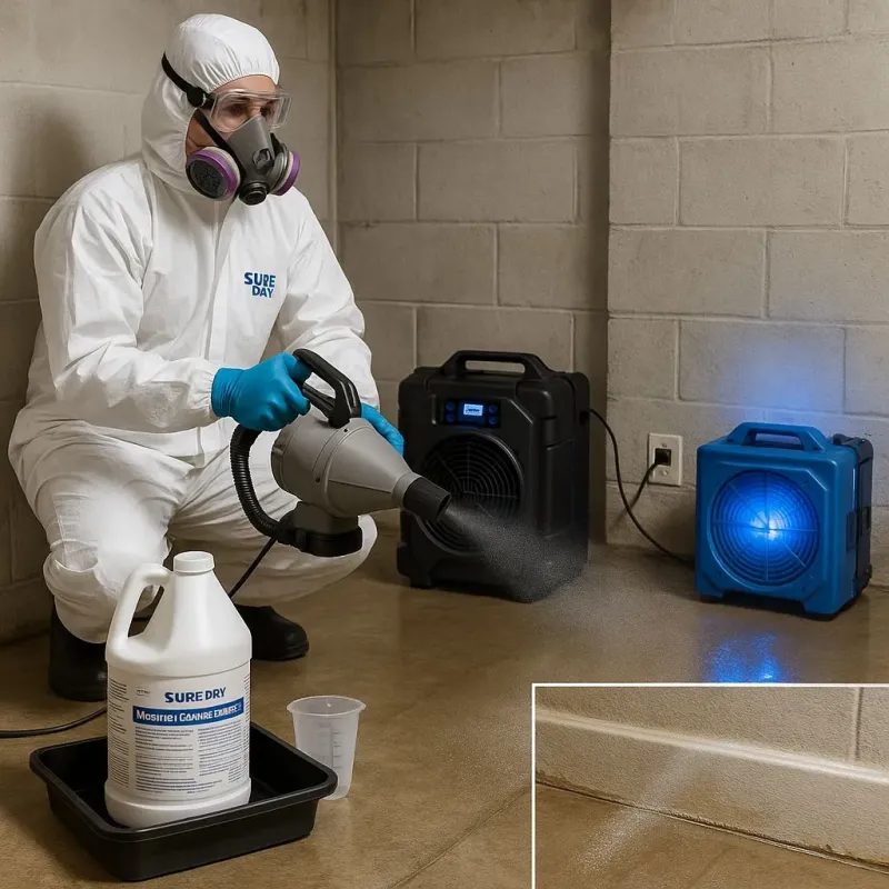 Sanitization and Odor Removal process in Neenah, WI